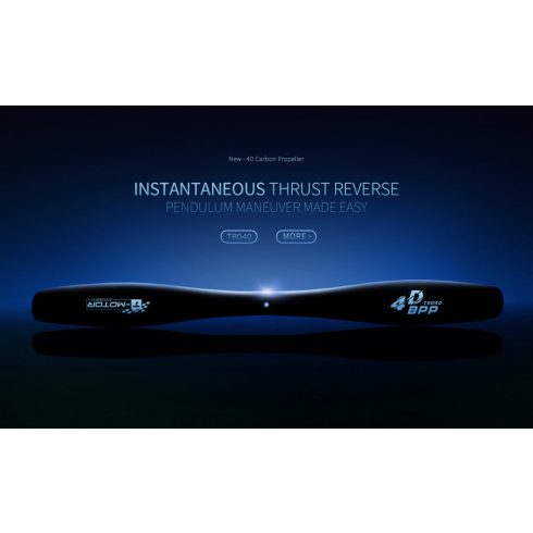 T-Motor FS8040 (8x4") 4D Carbon Indior F3P propeller.