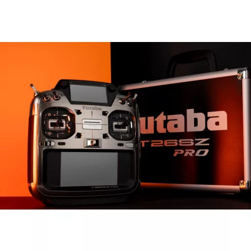 Futaba 26SZ Pro Távirányító, Táskával, 1db Futaba R7208SB Vevővel.