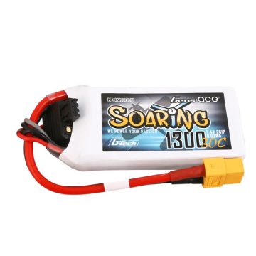   Gens Ace G-Tech Soaring 1300mAh 2S (7,4V) 30/60C Lipó akkumulátor, XT60 csatlakozó