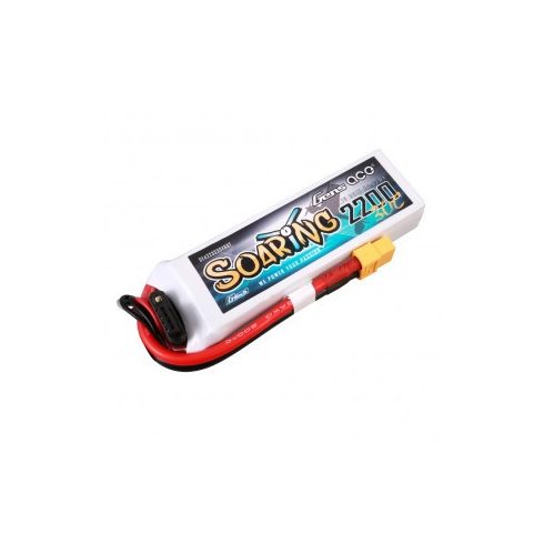 Gens Ace G-Tech Soaring 2200mAh 3S (11,1V) 30/60C Lipó akkumulátor, XT60 csatlakozó