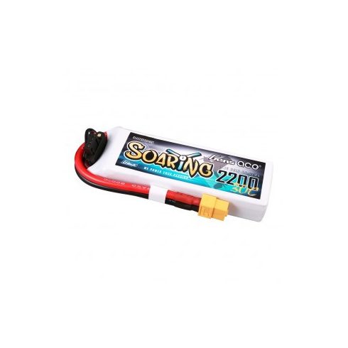 Gens Ace G-Tech Soaring 2200mAh 3S (11,1V) 30/60C Lipó akkumulátor, XT60 csatlakozó