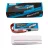   Gens Ace 2700mAh 2s (7.4V) Távirányító Lipo Akkumulátor, Futaba + JST-EHR Csatlakozó. (Futaba T6J, T8FG, 12FG, FrSky TARANIS X9D 2019 PLUS Távirányítókhoz)