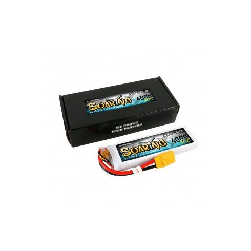 Gens Ace Soaring 4000mAh 2S (7,4V) 30/60C Lipó akkumulátor, XT90 csatlakozó