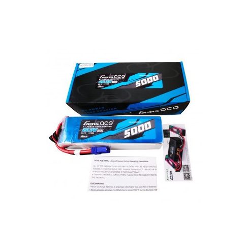 Gens Ace G-Tech 5000mAh 6S (22,2V) 60/120C Lipó akkumulátor, EC5 csatlakozó