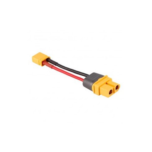 GensAce XT60 mama-ról XT30 papa-ra átalakító, 45mm hossz, 18 AWG, 0,8mm2.