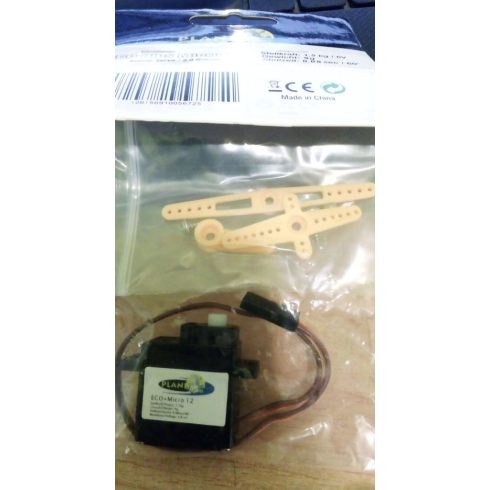 Planet-Hobby Eco Plus Analóg Micro 12 Szervó. (6V/1,5Kg/0,08sec)