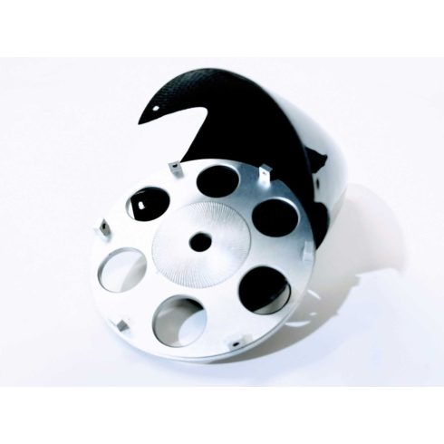 Extreme Flight Original Karbon Fekete 5" (127 mm) Orrkúp, alu hátlappal.