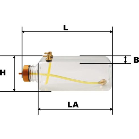 730ml Planet-Hobby Üzemanyagtank