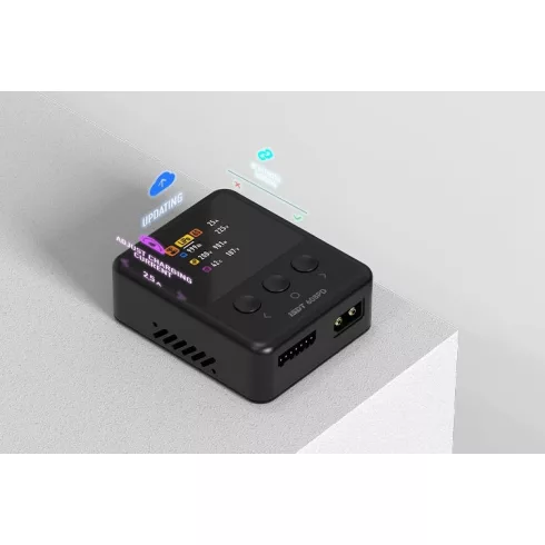 ISDT 608PD Miniatúr Akkumulátor töltő 240W, Külső tápról üzemeltethető (DC 5-30V, XT60 bemeneti mama csatlakozó kábelt nem tartalmaz !!!)