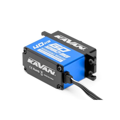 Kavan GO-1280MG Brushless HV Programozható, Víz és Pormentes Digitális Fémfogas szervó  (0,085sec, 40kg/8,4V)