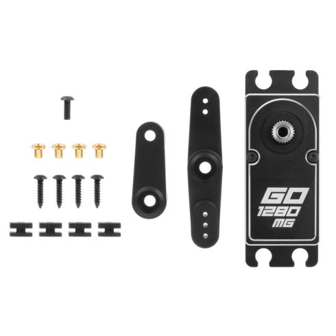 Kavan GO-1280MG Brushless HV Programozható, Víz és Pormentes Digitális Fémfogas szervó  (0,085sec, 40kg/8,4V)