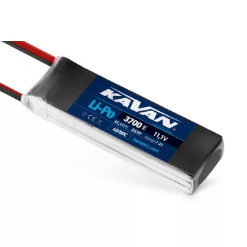   Kavan Lipo 3700mAh/3S (11,1V) 40/80C Air Pack Akkumulátor, Tápcsatlakozót nem tartalmaz !!!