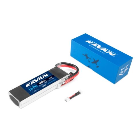 Kavan Lipo 5000mAh, 2s (7,4V) 40/80C Akkumulátor. Tápcsatlakozó nélkül !!!