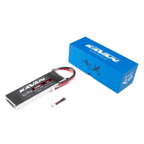 Kavan Lipó 2s (7,4V) 3250mAh 30/60C Akkumulátor, Tápcsatlakozó nélkül!