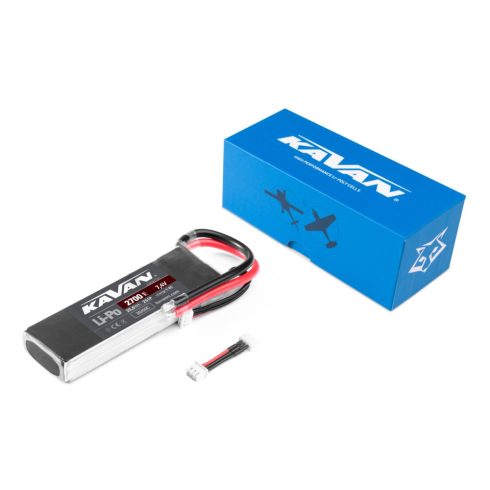Kavan Lipo 2700mAh, 2s (7,4V) 30/60C Akkumulátor, Tápcsatlakozó nélkül !!!
