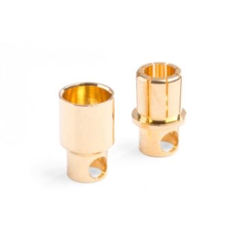 Kavan 8mm-es Aranyozott Mama-Papa csatlakozó pár (1pár)