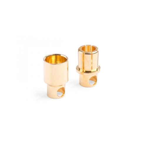Kavan 8mm-es Aranyozott Mama-Papa csatlakozó pár (1pár)