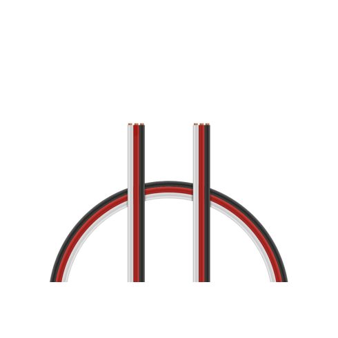 Kavan 3x0,25 mm2-es (AWG23) Lapos Szervó kábel/méter. (PVC)