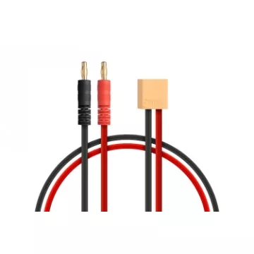   Kavan töltőkábel, 4mm-es Banándugó - XT90, 25cm hosszú AWG 12 (3,3mm2)