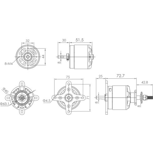 PLANET-HOBBY JOKER 6350-8 V3 380 KV BRUSHLESS MOTOR