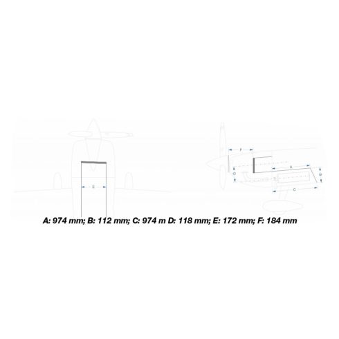 Pilot-Rc Extra NG 103"(2,63m), Piros/Ezüst ARF kit.