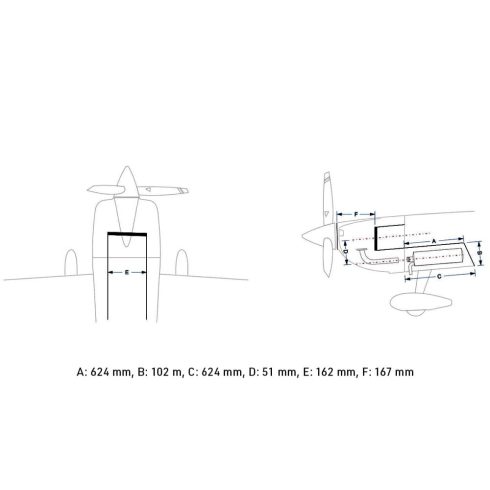 Pilot-Rc Extra NG 90", (2,29m) color 06 Sárga/Ezüst, ARF kit.
