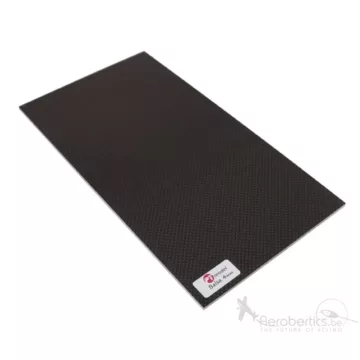   PT Model Rádió panel, Carbon bevonatú 3mm-es Nyárfa Rétegelt lemez (480x290mm)