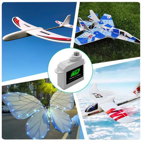 PTK 7350 MG-D Digitalis Coreless Fémfogas 5,5g Mini HV Szervó. 0,07sec/7,4V/1,8Kg. (F3P, F3K, F3L, F5L, Glider/Indoor Plane)