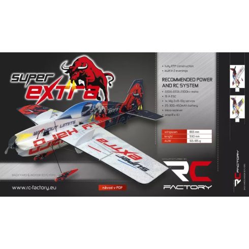 RC Factory Super Extra Indoor Kit 865mm, Crazy.