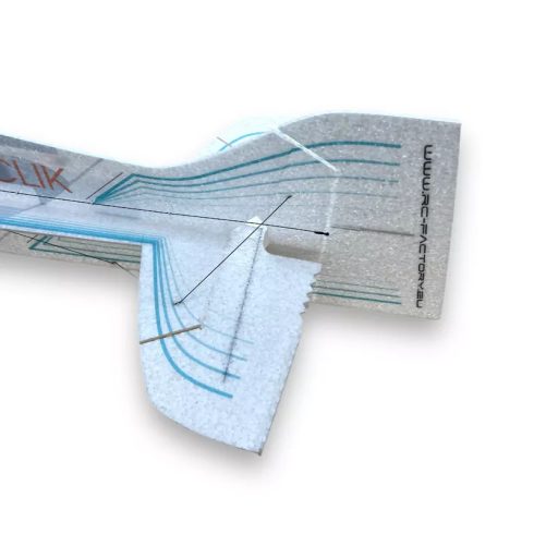 RC-Factory Clik 25 Indoor Kit 840mm, Kék.