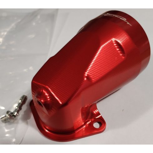 Secraft Piros karburátor 90 fokos levegőbeáramló Tüte. DA150/170, DLE170