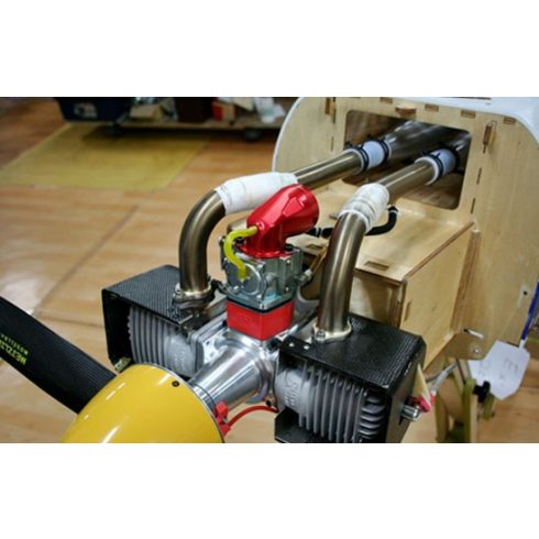 Secraft karburátor 90 fokos levegőbeáramló Tüte. DA100/120, DLE111/120, GP123, EME120