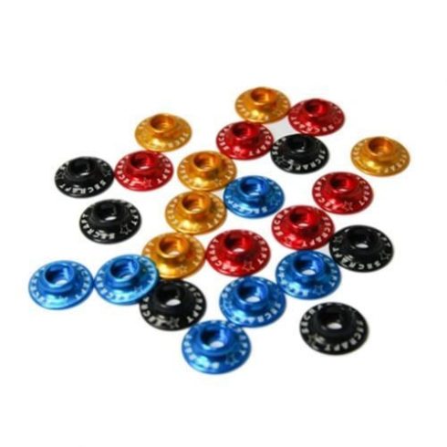 Secraft Fém alátét 4mm-e furat, Kék, 6db