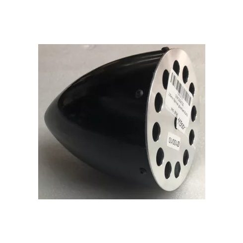 Simprop 110mm Fekete Üvegszálas Orrkúp, Alu hátlap