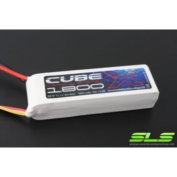  SLS X-CUBE 1800mAh 3S  11,1V 30C/60C Lipó Akkumulátor, XT60 csatlakozó.