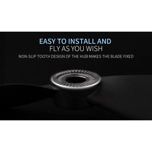 T-Motor T16x8 (16x8") Fekete Carbon Polimer Elektromos Propeller.(1db)