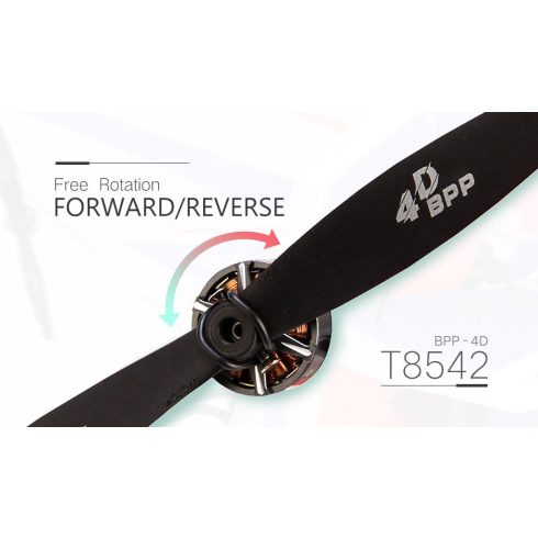 T-Motor T8542 (8,5x4,2") 4D Polimer Carbon Indior F3P propeller.