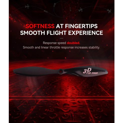 T-Motor T9048 Pro (9x4,8") 3D Polimer Carbon Indior F3P propeller.