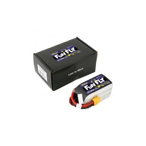 Gens Ace Tattu Funfly 1300mAh 6s (22.2V) 100/200C Lipó Akkumulátor, XT60 csatlakozó.