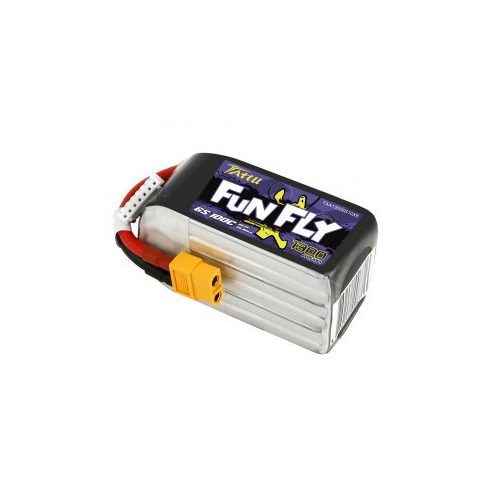 Gens Ace Tattu Funfly 1300mAh 6s (22.2V) 100/200C Lipó Akkumulátor, XT60 csatlakozó.