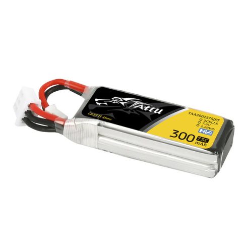 Gens Ace Tattu HV Lipó Akkumulátor 300mAh 2s (7,6V) 75/150C, JST-PHR csatlakozó.