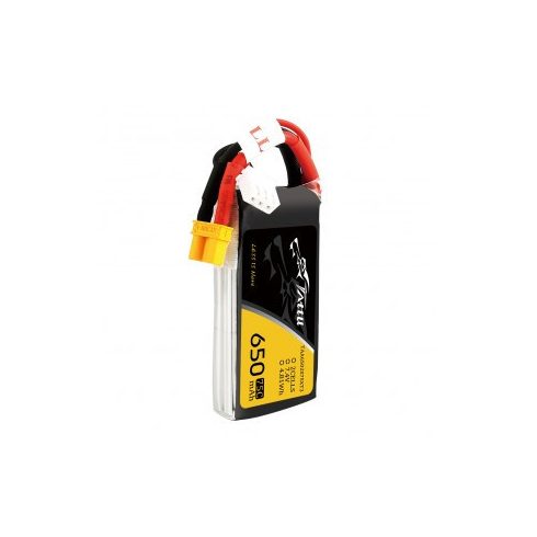 Gens Ace Tattu 650mAh 2s (7.4V) 75/150C Lipó Akkumulátor, XT30 csatlakozó.