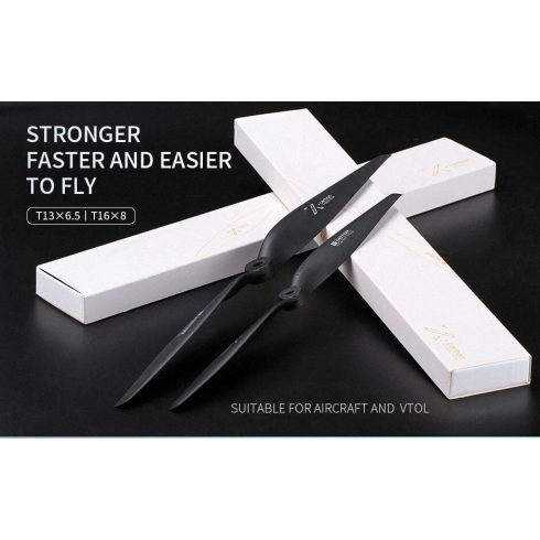 T-Motor TS13x6,5 (13x6,5") Fekete Carbon Polimer Elektromos Propeller.(1db)