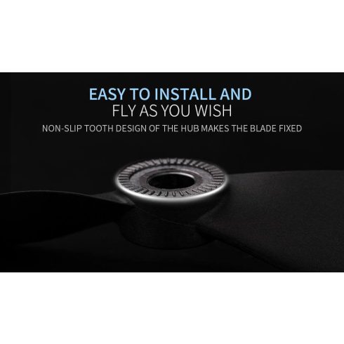 T-Motor TS13x6,5 (13x6,5") Fekete Carbon Polimer Elektromos Propeller.(1db)