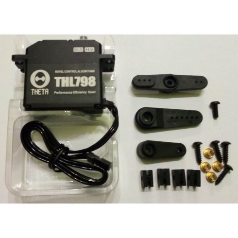 THETA THL798 Brushless HV Digitális Programozható Szervó ( 0,09sec 40Kg/8,4V )